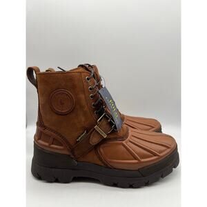 Polo Ralph Lauren Oslo High Waterproof Leather Boots Men Size 11.5D.